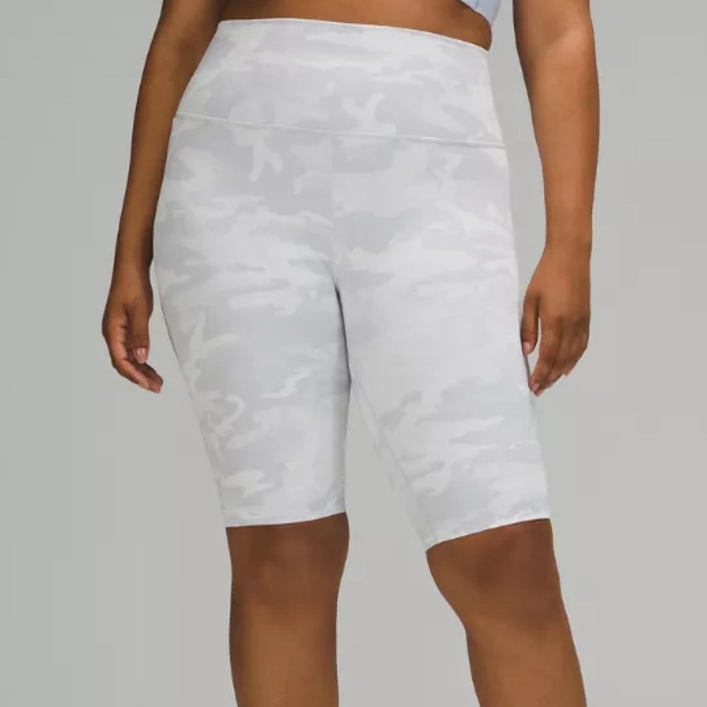 Lululemon camo bike shorts - size 6 (matching jacket in my closet)
